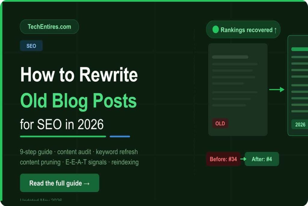how to rewrite old blog posts