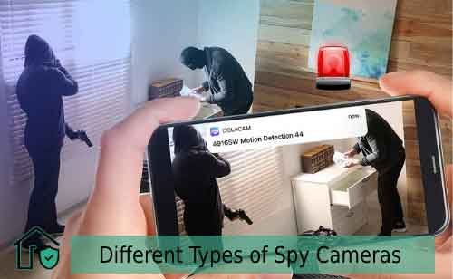 Different types of spy cameras with their usage