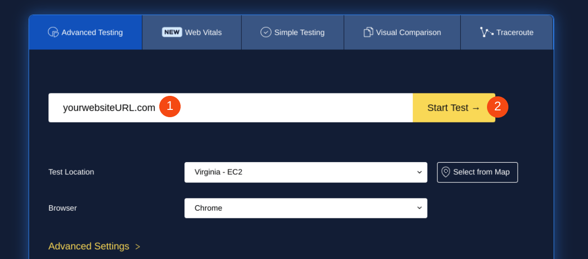 WebPageTest.org page resource loading waterfall chart