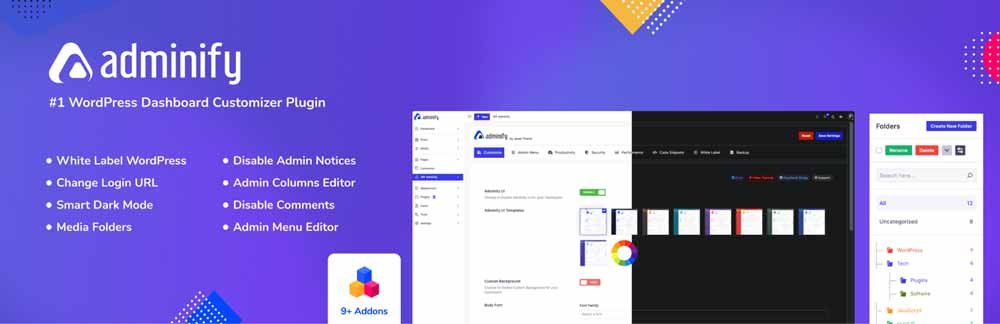 7 Best WordPress Admin Dashboard Themes & Plugins (2026) WP Adminify Best All in One Dashboard Customization Suite WP-Adminify-Best-All-in-One-Dashboard-Customization-Suite