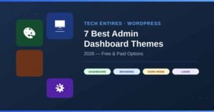 WordPress admin dashboard themes