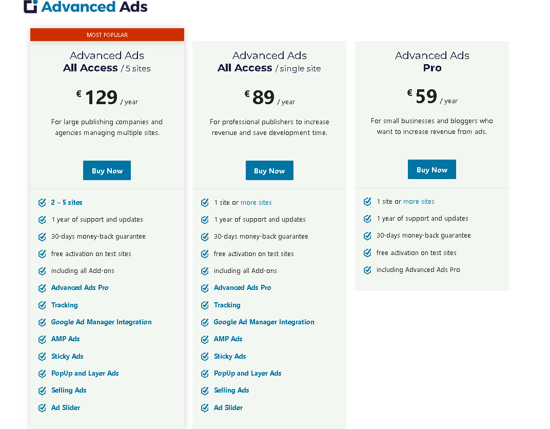 Advanced Ads vs Ad Inserter: Which WordPress Ad Plugin Is Better in 2026? advanced ads pricing